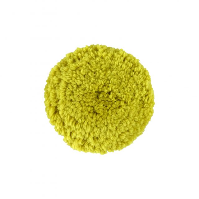 Boina de Lã Amarela Média para Refino 3,5" - 1057 - Kers