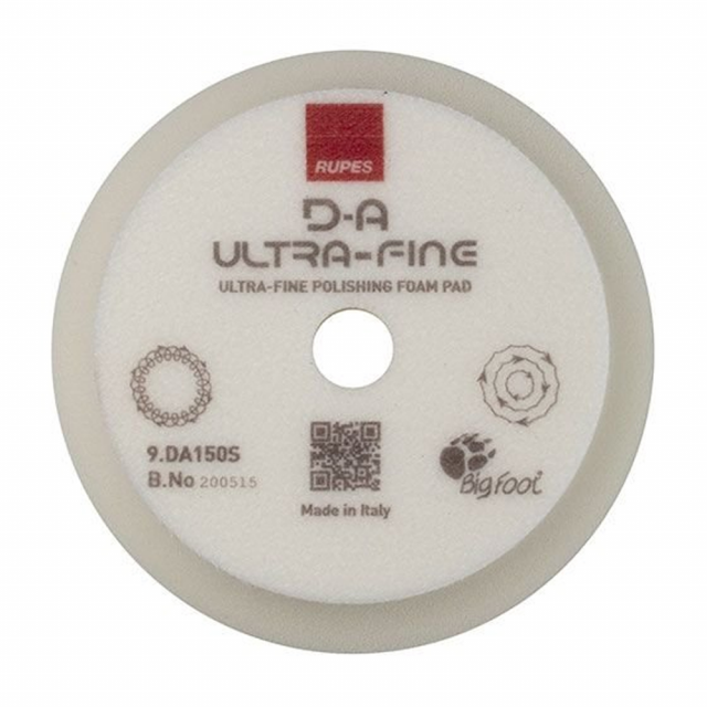 Boina de Espuma Branca Super Lustro 5" - D-a Ultra-Fine - Rupes