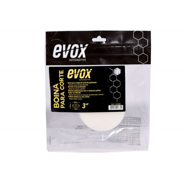 Boina De Espuma Para Corte Branca 3" - Evox