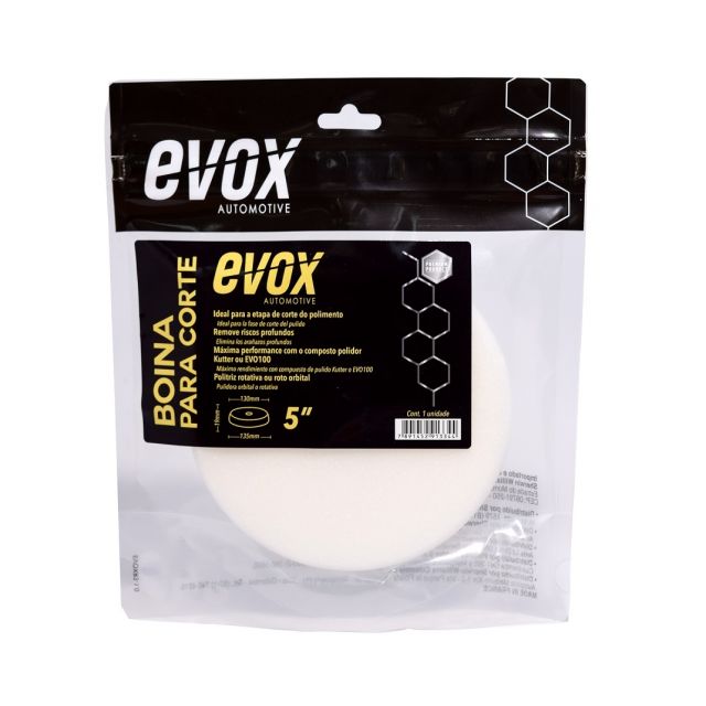 Boina de Espuma para Corte Branca 5" - Evox