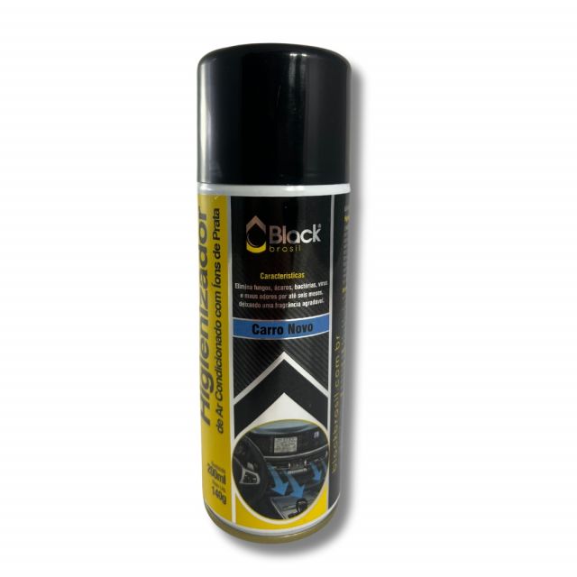 Higienizador De Ar Condicionado 1001 UC Plus 200ml - Carro Novo - Black Brasil