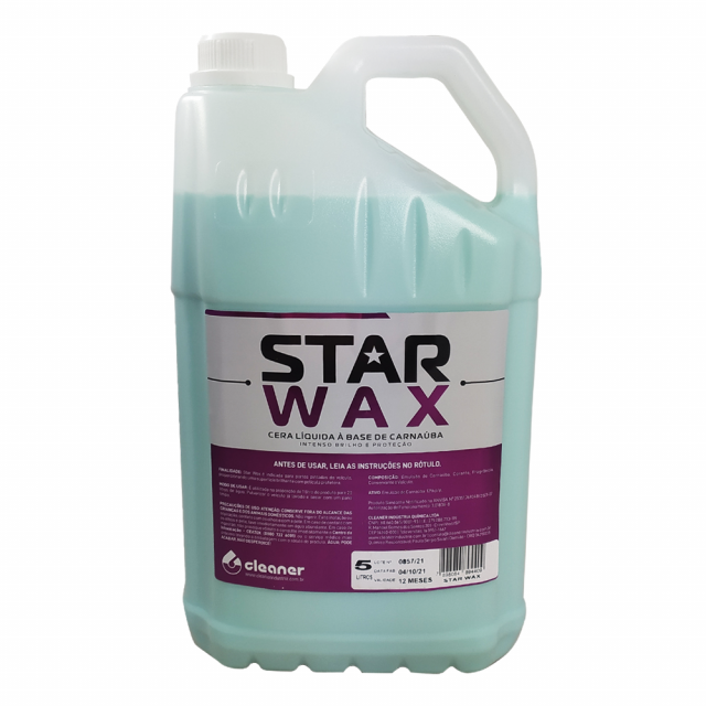 Cera Líquida Concentrada 5 Litros - Star Wax - Cleaner