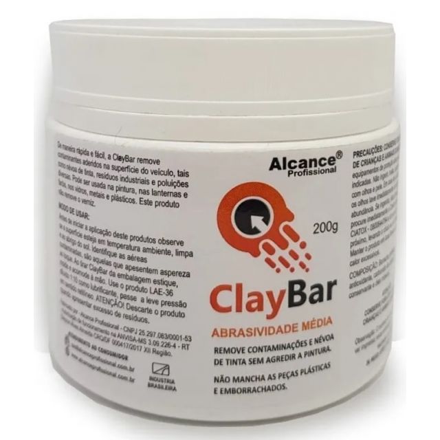 Clay Bar (Barra Limpadora) 200G - ALCANCE