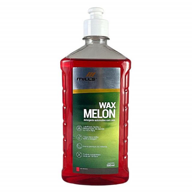 Shampoo Automotivo Com Cera 500ML - Wax Melon - Mills 