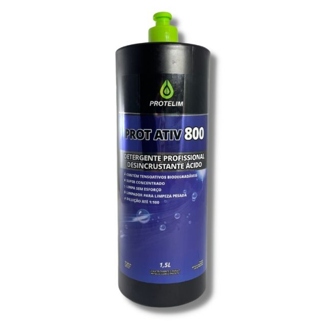 Detergente Ácido 1,5 Litro - Prot Ativ 800 - Protelim