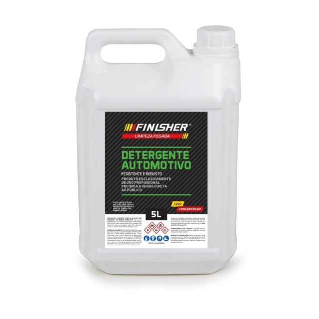 Detergente Automotivo Neutro Concentrado 5 Litros 1:200 - Finisher