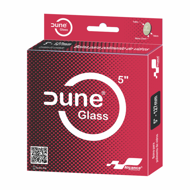 Boina para Polimento de Vidros 5" - Dune Glass - Alcance