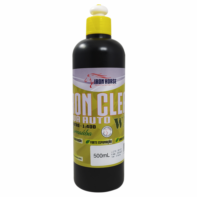 Shampoo com Cera 500ml 1:400 - Iron Clean Wax - Iron Horse