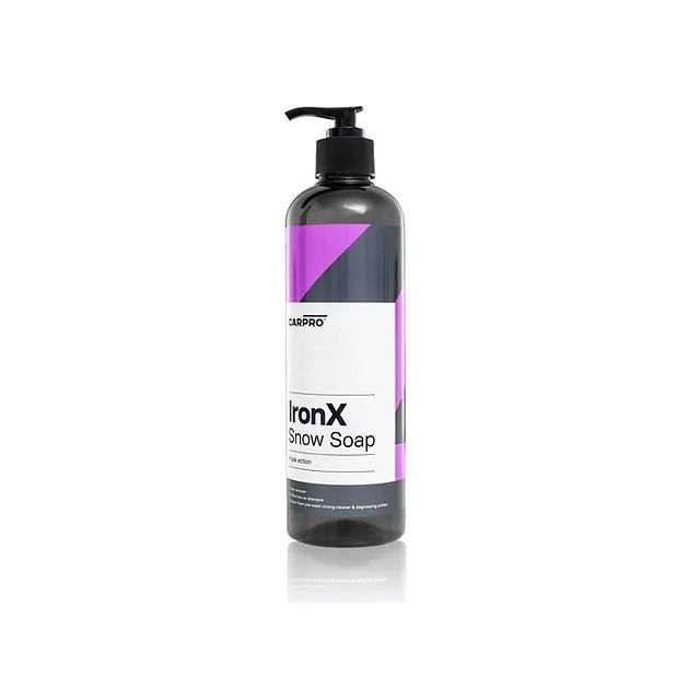 Shampoo Descontaminante Ferroso 500ML - IronX Snow Soap - Carpro