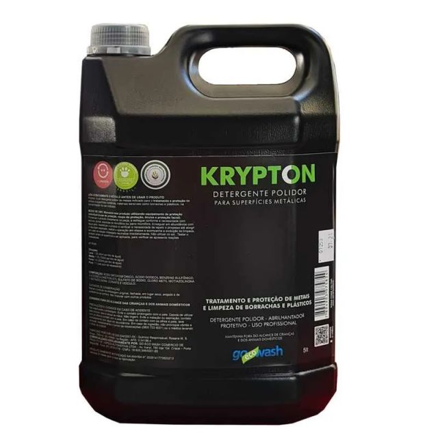 Detergente Polidor De Metais 5L - Krypton - Go Eco Wash 