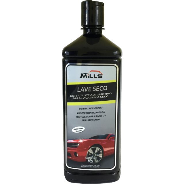 Shampoo Detergente Automotivo Lave Seco 1 Litro - Mills