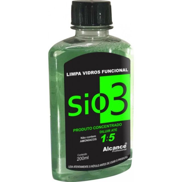 Limpa Vidros Funcional Concentrado 200ml - SiO3 - Alcance