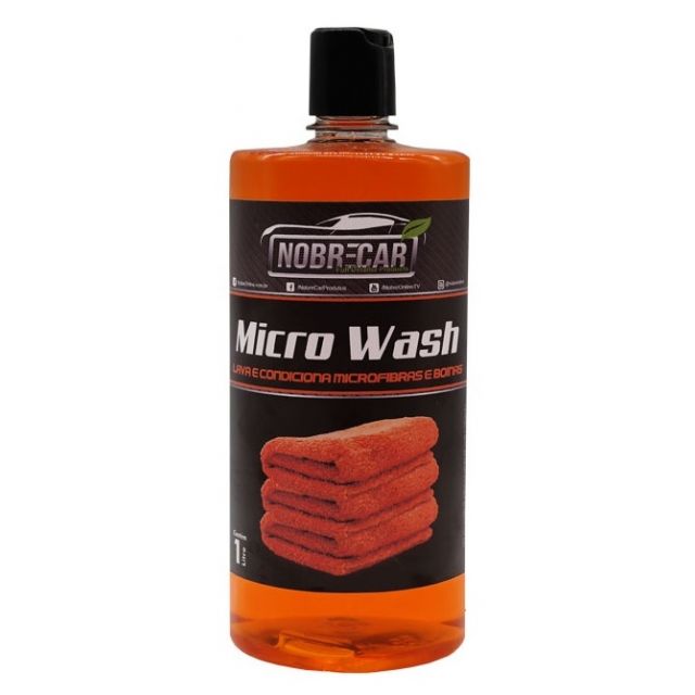 Shampoo para Lavar Boinas e Microfibras 1 Litro - Micro Wash - Nobrecar