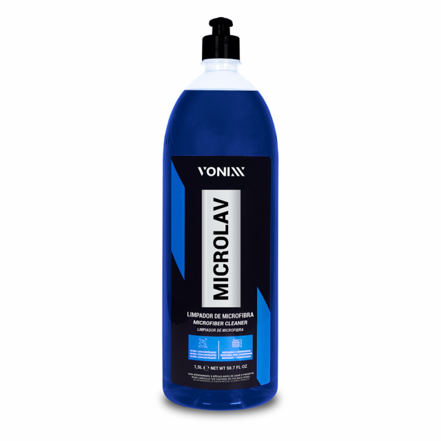 Shampoo Limpador para Flanelas de Micro Fibra 1,5 Litros - Microlav - Vonixx