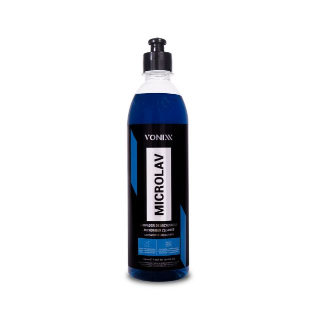 Shampoo Limpador de Flanelas Micro Fibra 500ml - Microlav - Vonixx