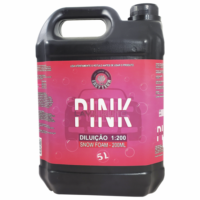 Shampoo Automotivo 5 Litros 1:200 - Pink - Easytech