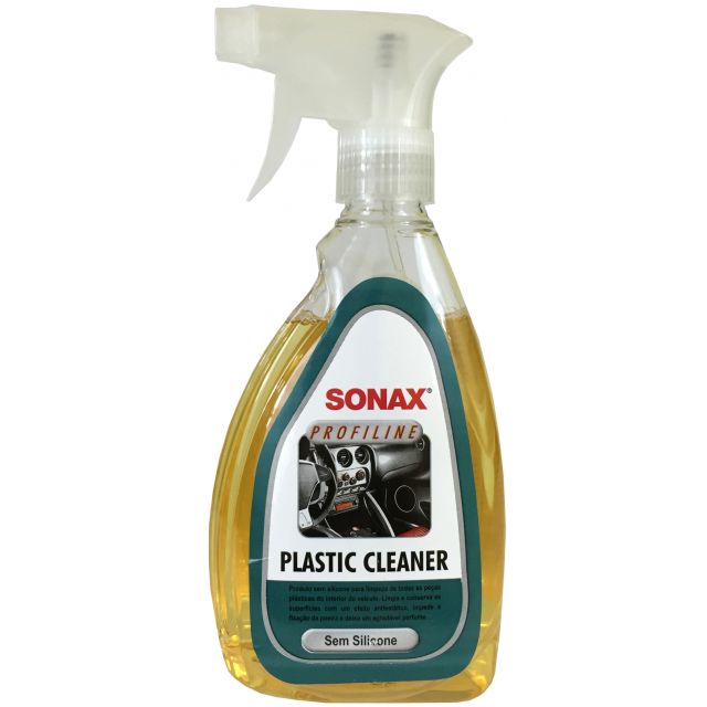 Limpador de Plásticos 500ml com Borrifador - Plastic Cleaner - Sonax