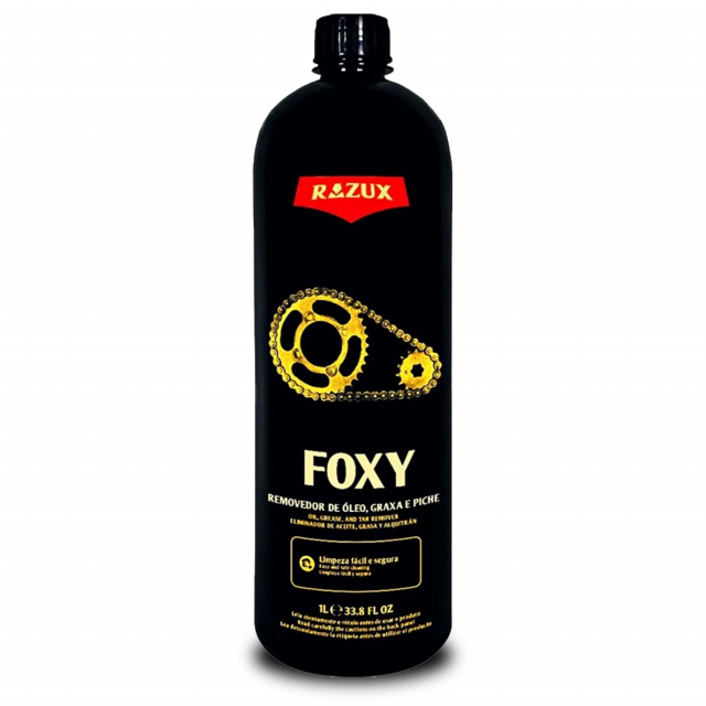 Desengraxante Removedor de Óleo, Graxa e Piche 1 Litro - Foxy - Razux