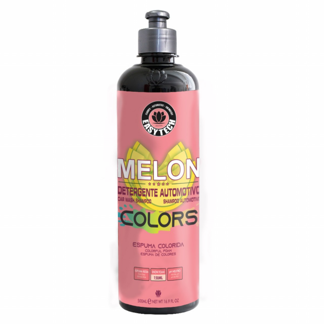 Shampoo Automotivo Espuma Rosa 500ml - Melon Colors - Easytech