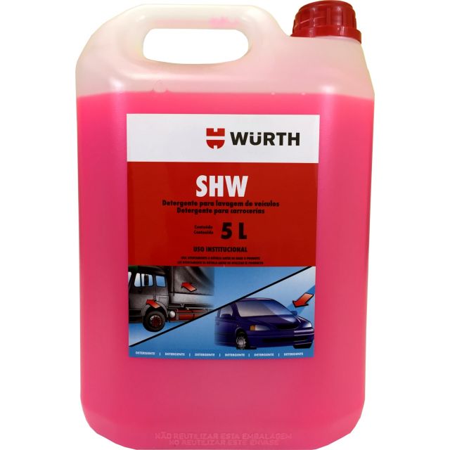 Shampoo Detergente para Lavagem de Veículos 5 Litros - SHW - WüRTH