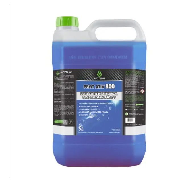 Detergente Ácido 5 Litros - Prot Ativ 800 - Protelim