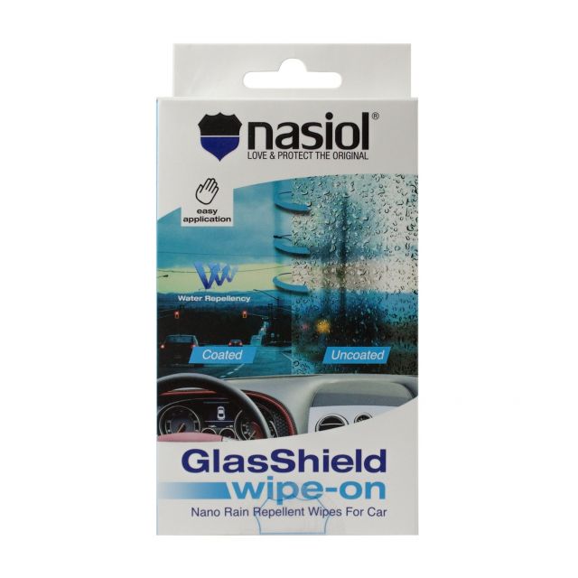Cristalizador Repelente de Líquidos - GlasShield Wipe On - Nasiol